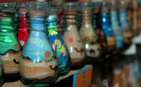 Bottled sand art