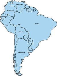 South America is the world's 4th largest continent.