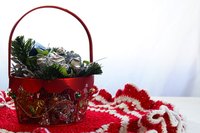 Themed holiday decorations work well as raffle prizes.