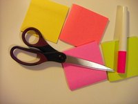 Scissors, Post-its and markers are all essential office supplies.