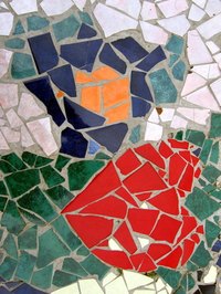 Create a mosaic tile design.