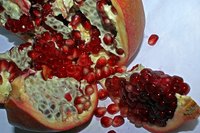 Pomegranate trees are grown for their ruby-colored seeds