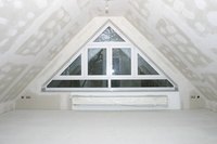 Trusses must be modified to allow room for attic space.
