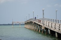 Many Florida anglers swear by fishing off the many piers in the state.