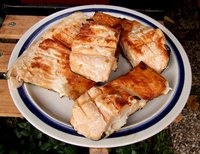 Grilled fish provides a quick and near zero-carb meal.
