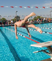 Take the plunge into college athletics by researching the scholarship opportunities.