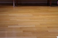 Cables can run underneath a laminate floor.