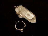Quartz crystals come in a variety of shapes and sizes.