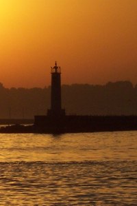 Lighthouses are a longstanding tradition along coastlines.