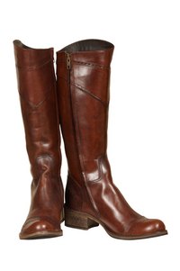 Leather boots