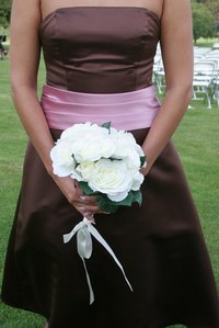 June Carter often wore fitted gowns with full skirts.