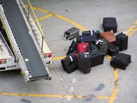 Luggage frequently gets dirty, stained and wet.