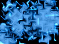 Electric blue is the color of blue neon signs.