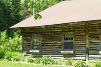 Streamside cabins in Gatlinburg are rustic and offer peaceful surroundings.