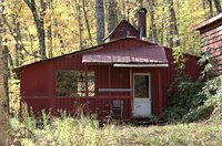 The building that houses an evaporator is called a sugar shack.