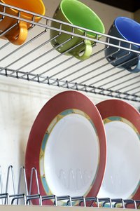 Wire pantry shelves need no liners.