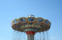 Amusement parks are often a great vacation choice for families with young children.