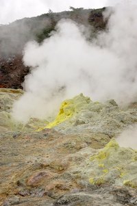 Perlite is a by-product of volcano eruptions.