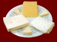 Hard cheese comes in a range of different strengths.
