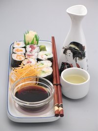 Soy sauce and sake are made with kojic acid.