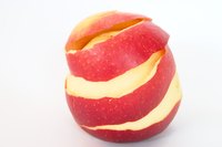 Skip modern inventions and peel apples the old-fashioned way.