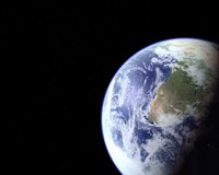 Plate tectonics shape Earth's oceans and continents.
