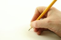 A person prepares to start a drawing.