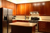 Stainless steel appliances are easy to maintain.