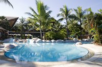 Chlorine generators help keep a pool clean and safe.