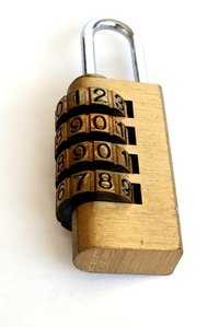 TSA-approved combination locks can be reset in a few steps.