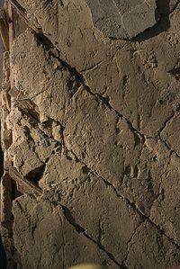 Concrete cracks over time.