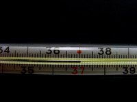 Pool thermometers are available at pool supply and hardware stores.