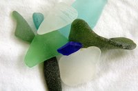 Reproduce nature's process for smoothing broken glass.