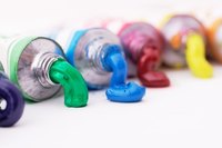 Pigments supply color, but paints also need drying agents to harden.