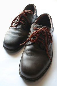 Leather shoes are easy to care for and repair.