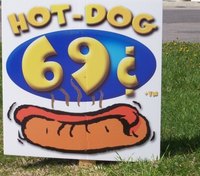Make simple, colorful advertisements outside your stand to attract customers.