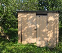 Sheds and posting materials can be purchased at your local hardware store.