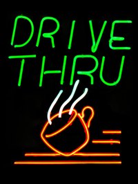 A neon sign can help attract customers to your business.