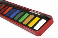 Watercolor paints are often used by children, who tend to create messes.