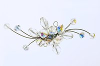 Clean crystal beads to keep them shiny and sparkling.