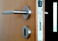Remove interior door handles when needed.