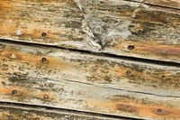 Distress wood to give it an antique look.