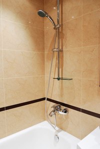 If your shower caulking does not come clean, you may need to replace it.