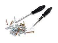 Screwdrivers did not appear until around the 18th century.