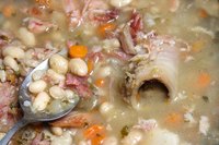 Ham hocks add a delicious flavor to soups and main dishes.