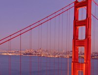 You can see the Golden Gate Bridge from many of the city's largest hotels.