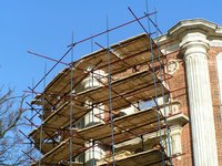 All safety precautions should be taken when removing scaffolding.