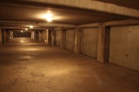 Epoxy paint is commonly used to coat garage floors.