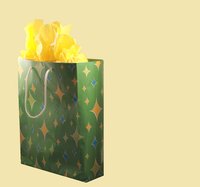 Gift bags are perfect for wrapping oddly shaped items.