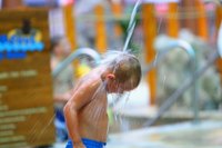 Indoor water parks provide year-round entertainment for the entire family.